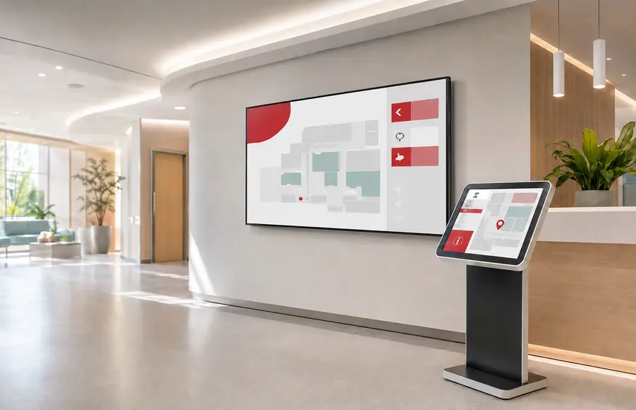 Healthcare digital signage application